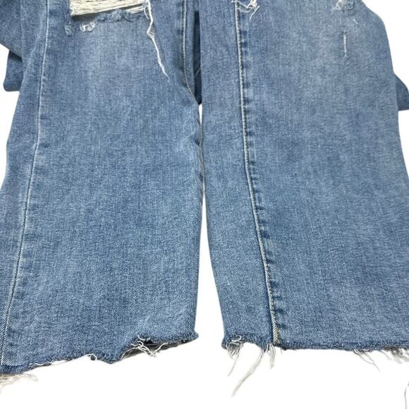 True Religion Starr Mid Rise Cropped Straight Jeans Size 29 - Picture 7 of 9